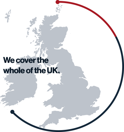 We cover the whole UK